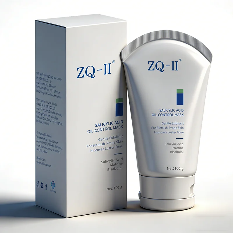 Mascarilla para el control de la grasa con ácido salicílico